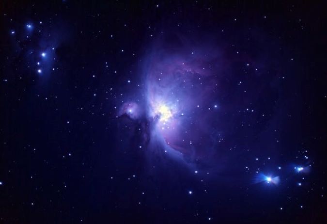 Fortner&rsquo;s image of the Orion Nebula &ndash; a star-forming region located in the Milky Way. It&rsquo;s about 1,344 light years away from Earth and is a combination of blue reflection nebula and red emission nebula. 