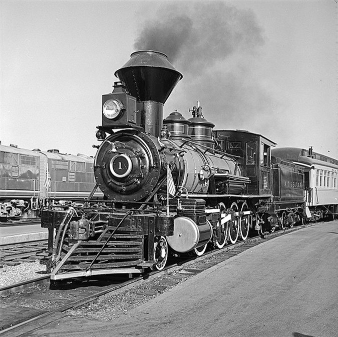 The &lsquo;Cyrus K. Holliday&rsquo; commemorative locomotive.
