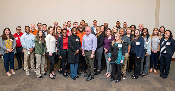 Members of BNSF&rsquo;s diversity councils gathered in Fort Worth for BNSF&rsquo;s Diversity and Inclusion Summit in February. Here they&rsquo;re shown with Executive Vice President and Chief Operations Officer Matt Igoe.