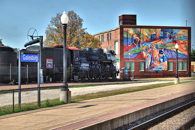 Galesburg has long been a railroad town. Galesburg has long been a railroad town.