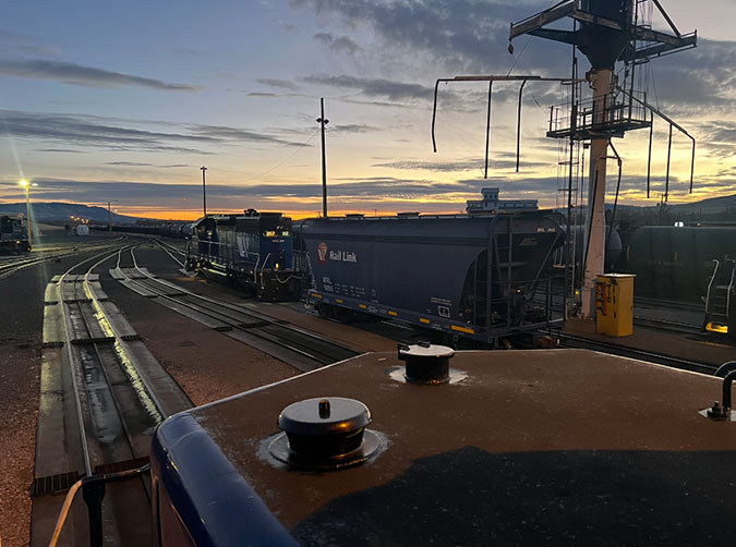 First sunrise after MRL joined BNSF