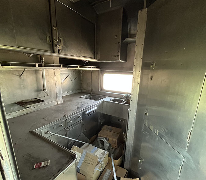 RPCX 391&rsquo;s original kitchen