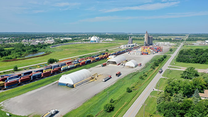 Aerial of RMG’s Fremont facility 