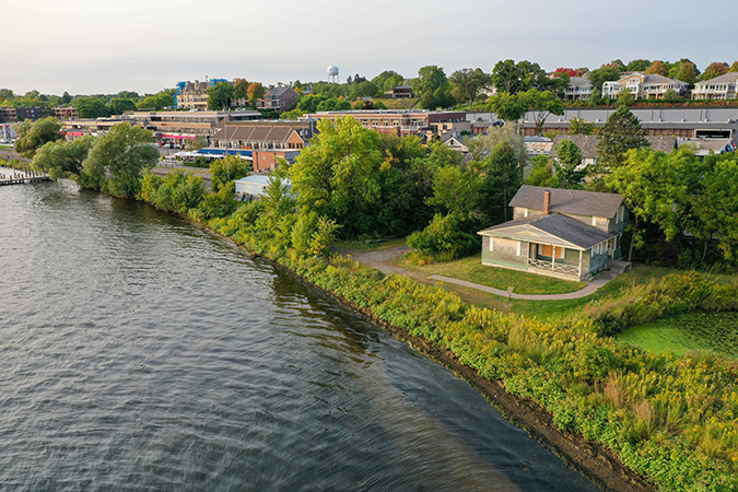 Photo Courtesy of Wayzata Conservancy: Section foreman&rsquo;s house and future Eco Park